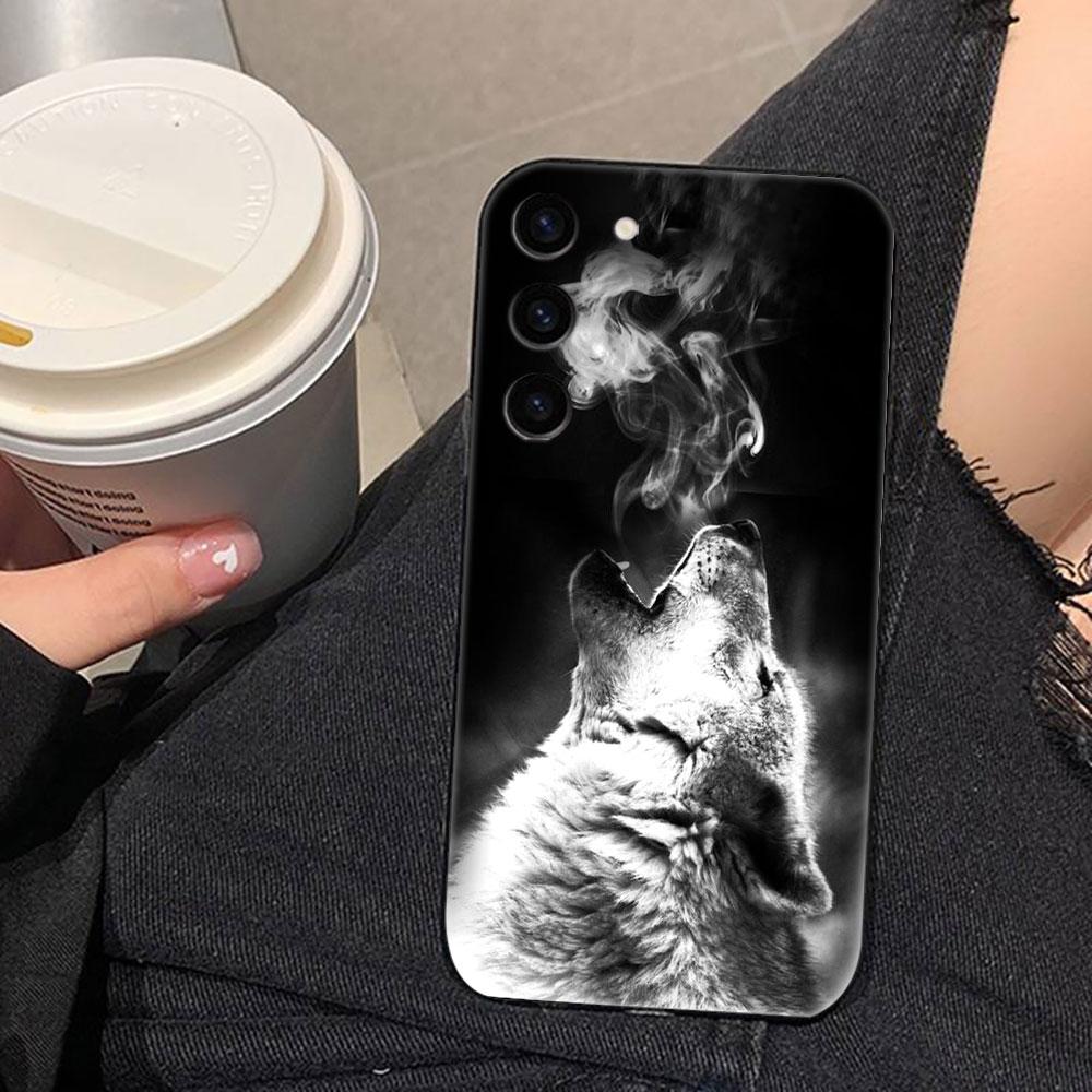 Dragon Tiger Wolf Phone Case For Samsung Galaxy S26 S25 EDGE S24 S23 S22 S21 S20 FE S10 Ultra PLUS LITE DIY Case Shell Cover