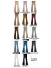 Spicy Girl Slim-Fit Micro-Flare Elastic Waist Pants for Women - Ribbed and Versatile Spring Casual Wear