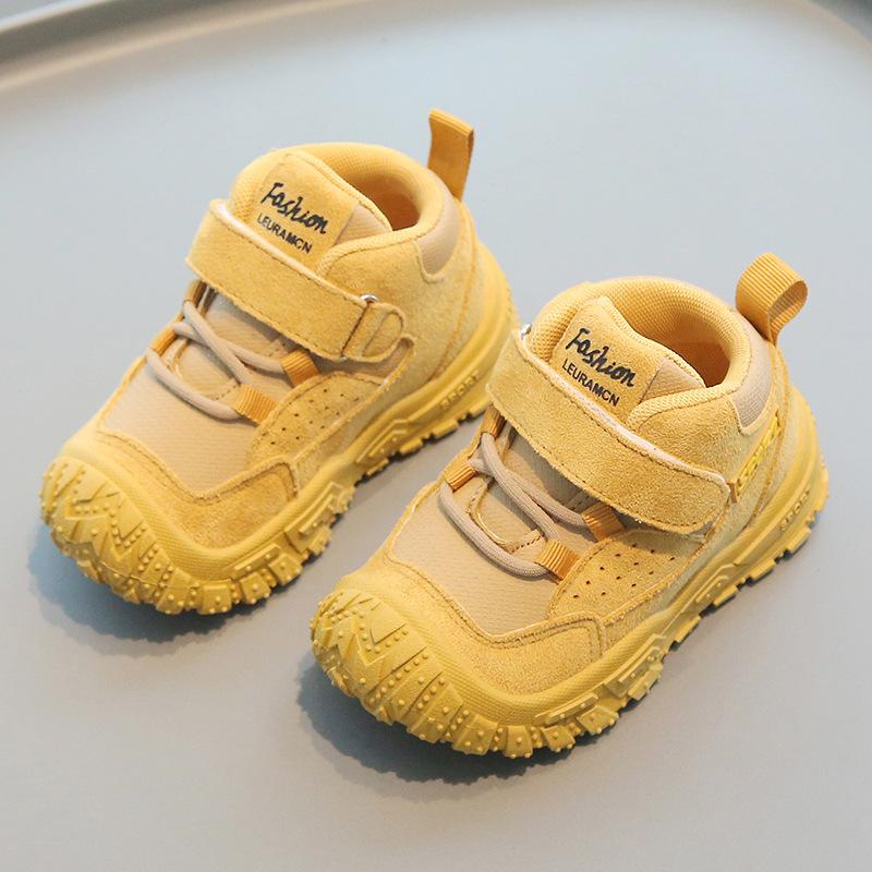 Children's sports shoes 2025 spring and autumn new boys' dad shoes running girls' mountaineering shoes soft-soled baby casual shoes