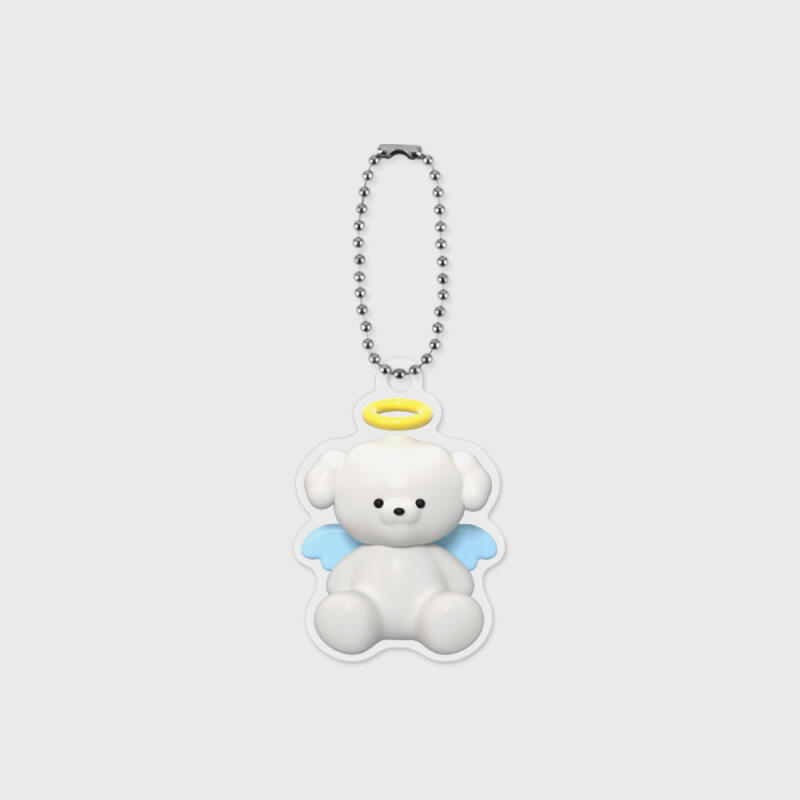 angel puppy acrylic keychain Single product