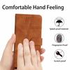 Phone Case for Honor 400 Lite 5G Flip Leather Retro Cover Lines Imprinted