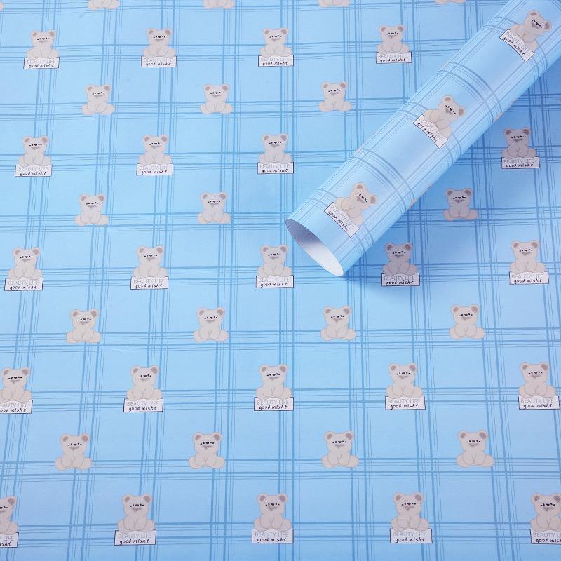 50*74cm Kraftpapier Geschenkpapier Geburtstag Blumenstrauß Geschenkverpackung Hochzeit Weihnachten Party Dekoration DIY Bastelpapier