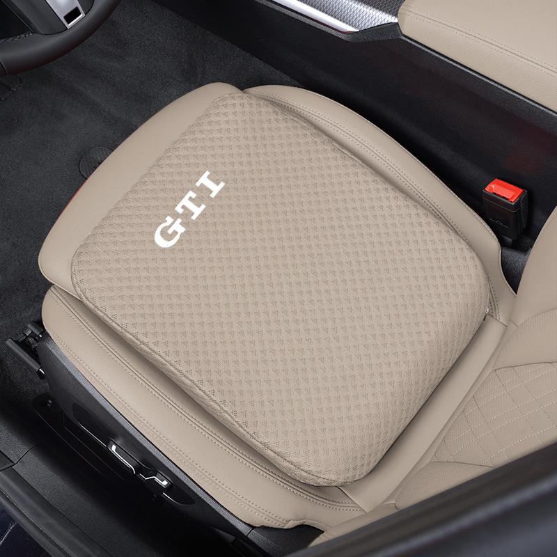 For Volkswagen Volkswagen Car Seats Cushion Ice Silk Pad Increase Seat Cushion Key For VW Amarok T-ROC T-Cross Passat Polo T5 Golf Tiguan Jetta zs8