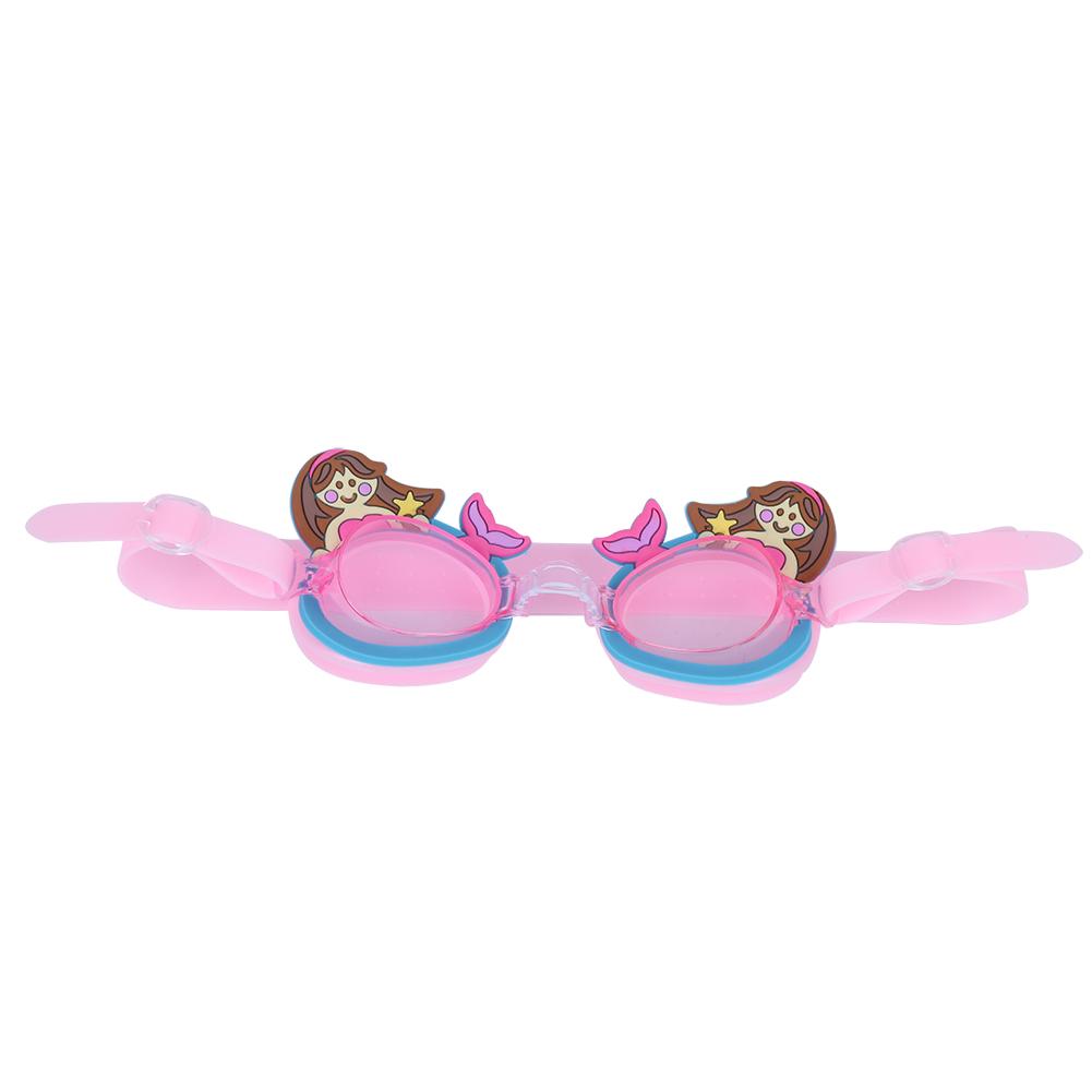 Children Waterproof Swimming Goggles Cute Cartoon Anti Fog Kid Swimming Glasses(Sea Maid )