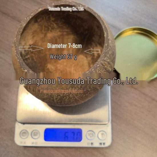 Coconut Aroma Candle in Wax Bowl - Gift Container