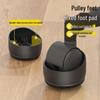 No-Install Chair Leg Covers: Anti-Slip Wheel Protectors & Foot Pads for Office and Gaming Chairs