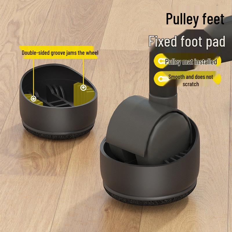 No-Install Chair Leg Covers: Anti-Slip Wheel Protectors & Foot Pads for Office and Gaming Chairs
