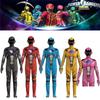 Kids Mighty Morphin Power Rangers Costume Jumpsuit For Halloween Or Cosplay Parties