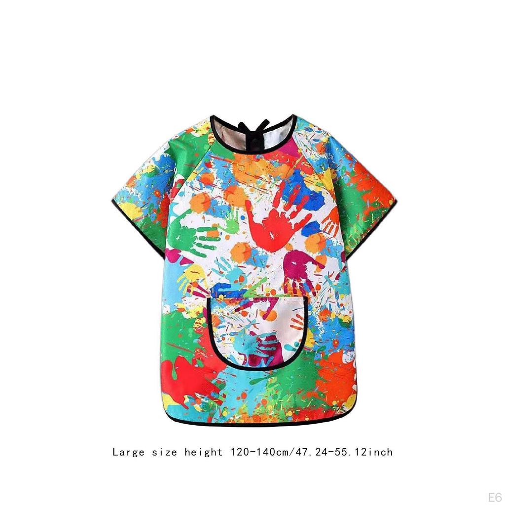 Art Smock for Kids with Short Sleeves Various Activities