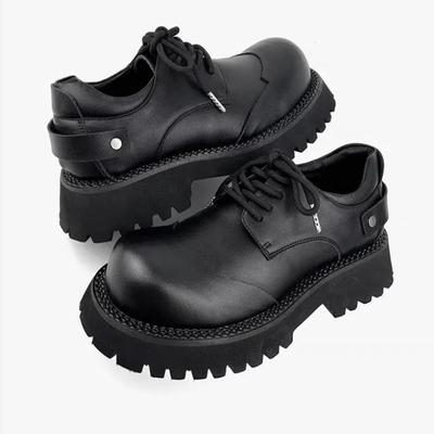 Scarpe in Pelle di Alta Qualità Primavera Nuovi Stile Street Aumento di Altezza Per Uomo Donna Nero Hombre Adolescenti Abbigliamento Quotidiano Casual
