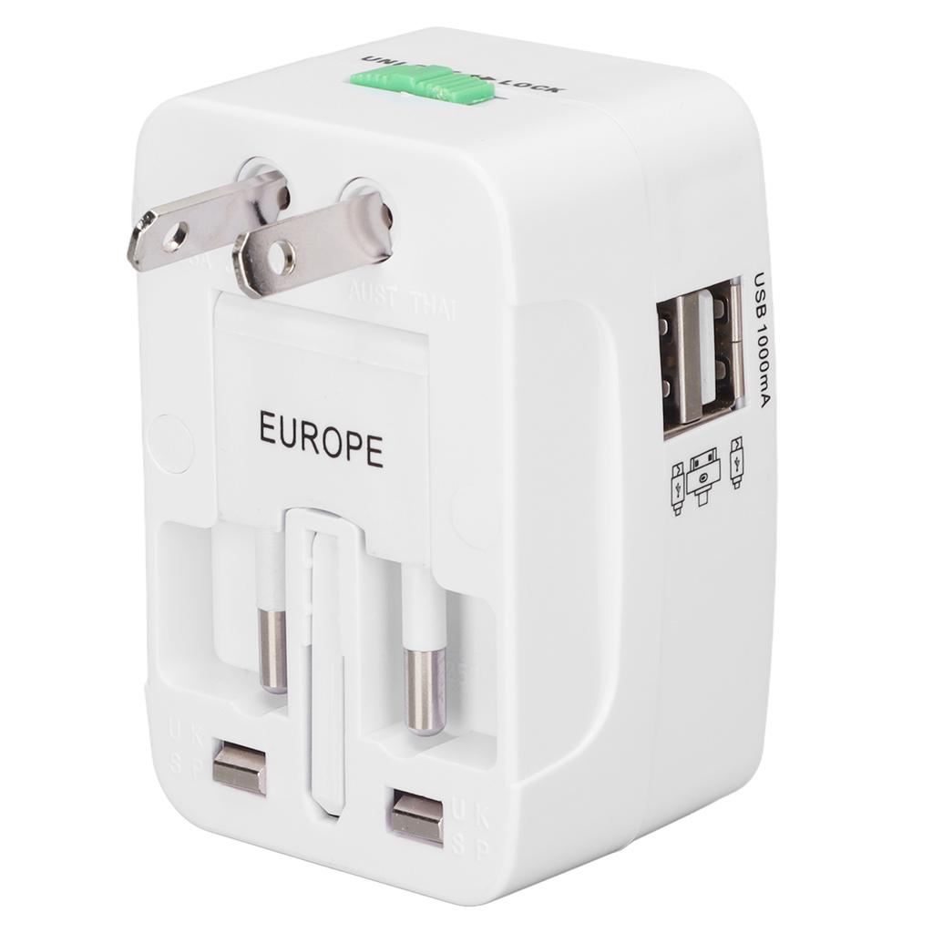 Universal Travel Adapter International Wall Charger for Most of Countries