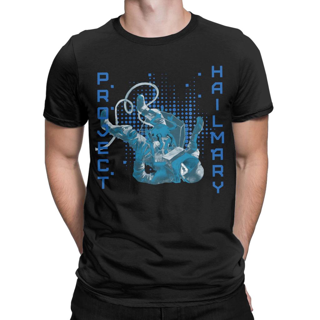 Project Hail Mary for Unisex Women T Shirt  Vintage Tee Shirt Short Sleeve Crewneck TShirts 100 Cotton Plus Size Clothing