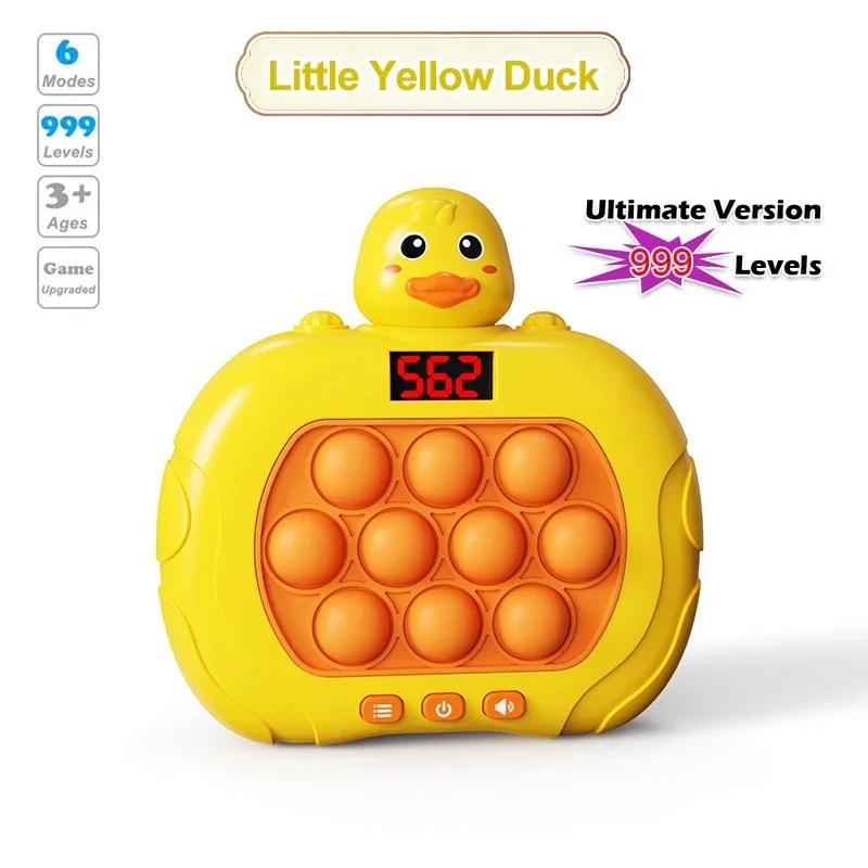 Stress Relief Toy Electronic Pop Quick Push Game Console Suitable for Adults and Childrens Toys Anti Stress Gift for Child Adult