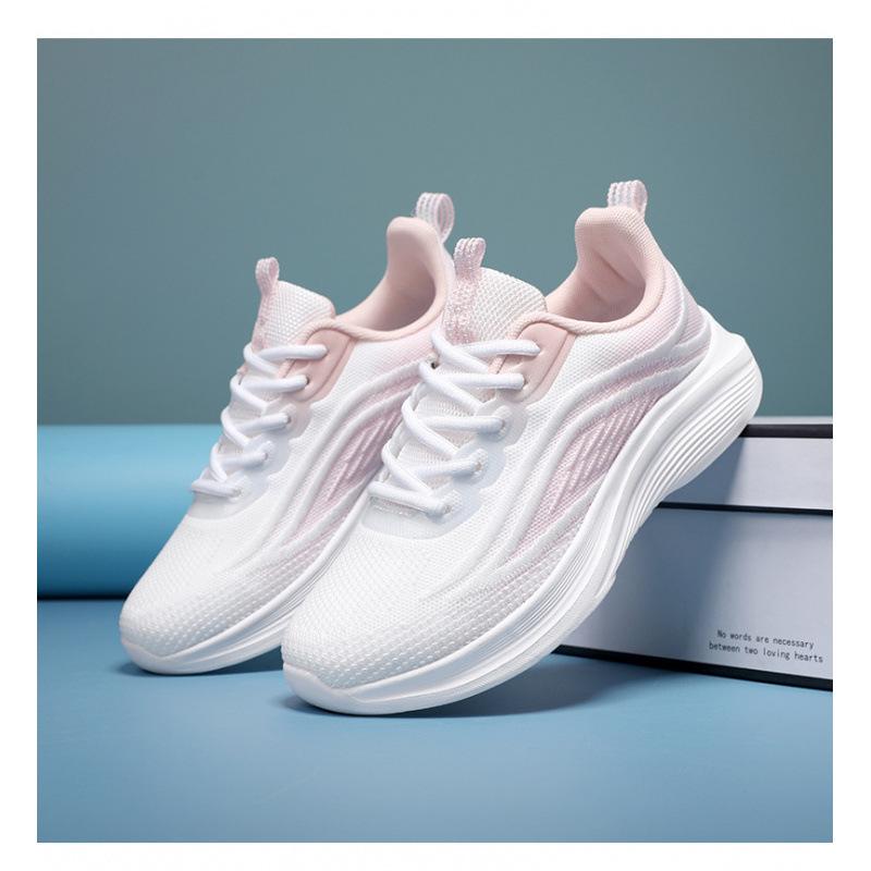 

Женская обувь спортивная повседневная для бега сетчатая дышащая износостойкая нескользящая легкая модная универсальная удобная с мягкой подошвой 42 розовый