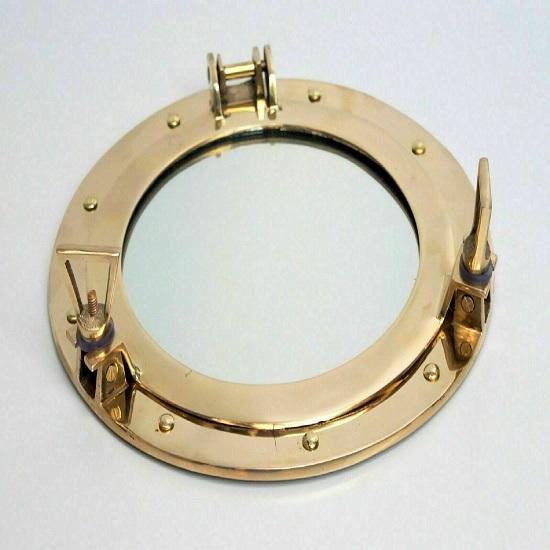 Maritime  Porthole Round Mirror Window Glass Nautical Boat Ship Porthole Decor  Wedding Gift