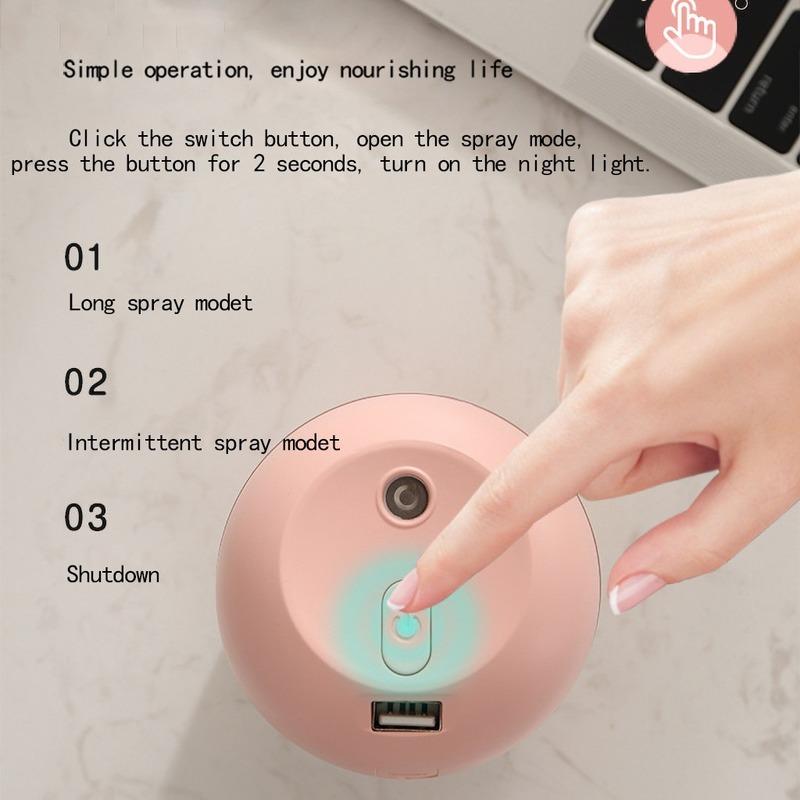 Mini Portable Ultrasonic Air Humidifier 220ML Aroma Essential Oil Diffuser USB Mist Maker Aromatherapy Humidifiers for Home
