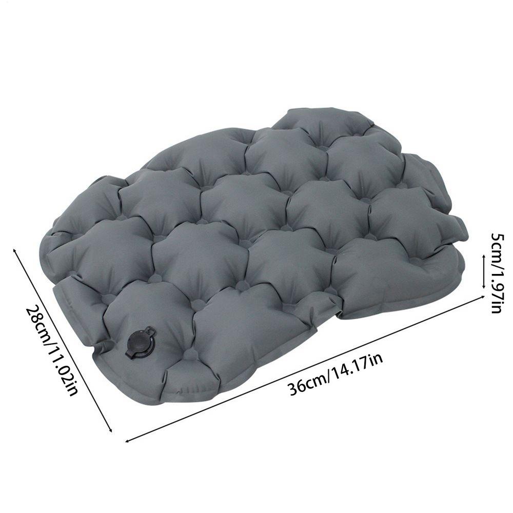 Inflatable Seat Cushion Portable Inflatable Travel Cushion Lightweight Sitting Pad for Stadium Pregnancy Travel Dining Game