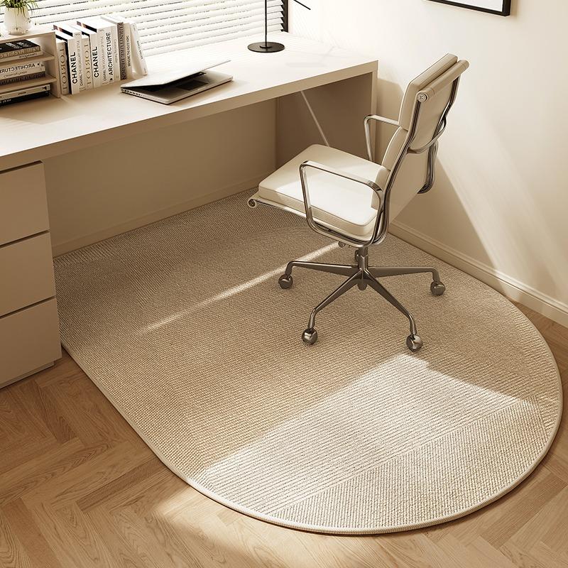 VIKAMA Chair Floor Mat Arched Bedroom Vanity Rug Modern Home Decor Study Playroom Swivel Chair Mute Rug Office Desk Floor Mat