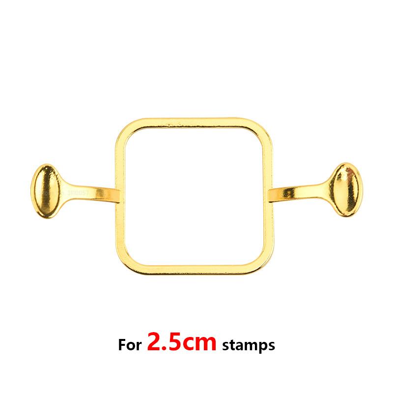 2/1pcs Wax Seal Stamp Molds Fixer Love Round Flower Shape DIY Tools Invitation Greeting Card Wedding Seals for 2.5cm Seal Stamp