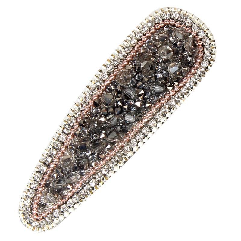 Korean Rhinestone Diamond-Edge Hairpin for Women: Stylish One-Word Clip for Bangs and Side Hair