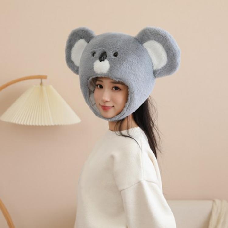 Trendsetting Fun Koala Hat for Douple Engagement Wedding Photo Props Party Wear Novelty Headgear Props