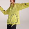 Adidas Striped Hooded Sports Running Jacket Women Jacket Yellow HS8197