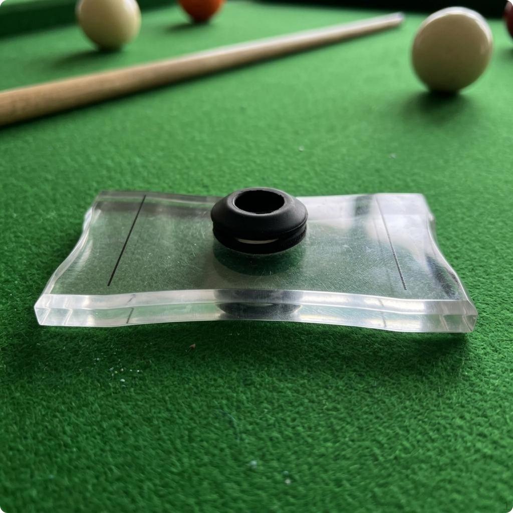 Transparent Acrylic Cue Guide Portable Billiards Aiming Aid Easy to Use