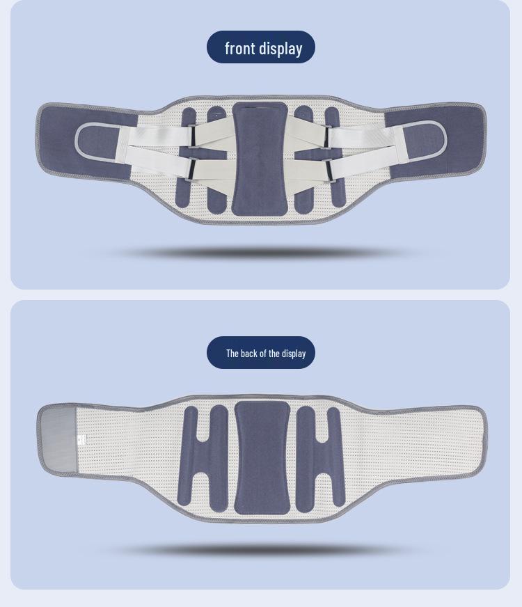 Internationaler verstellbarer Lendenwirbelstützgürtel mit abnehmbaren Stahlplatten für alle Jahreszeiten - Für mittlere und ältere Menschen