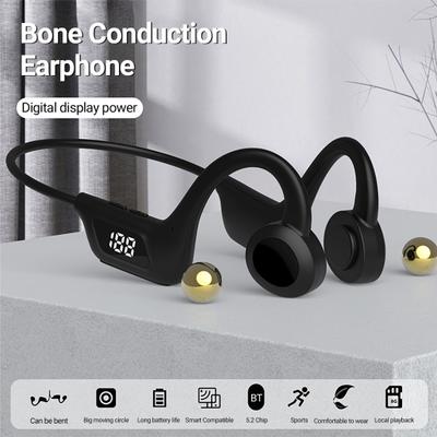 LY1 Bone Conduction Hook 9D Sound Earphone Ear Wireless Bluetooth-compatible Headset MP3 Player