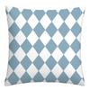 Blue and White Geometric Diamond Pillowcase Office Living Room Home Pillowcase Car Ornaments