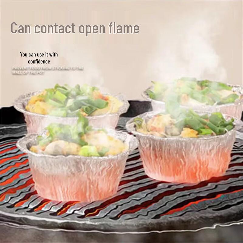 Disposable Aluminum Foil Baking & BBQ Cups