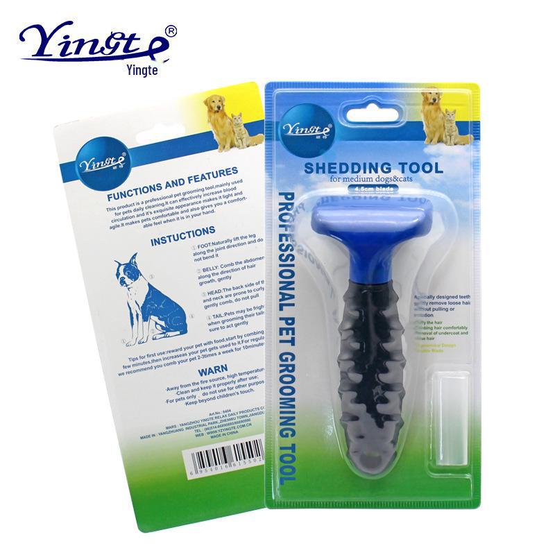 

Расческа для ухода за собаками - Инструмент для удаления шерсти для тедди и золотистых ретриверов Small