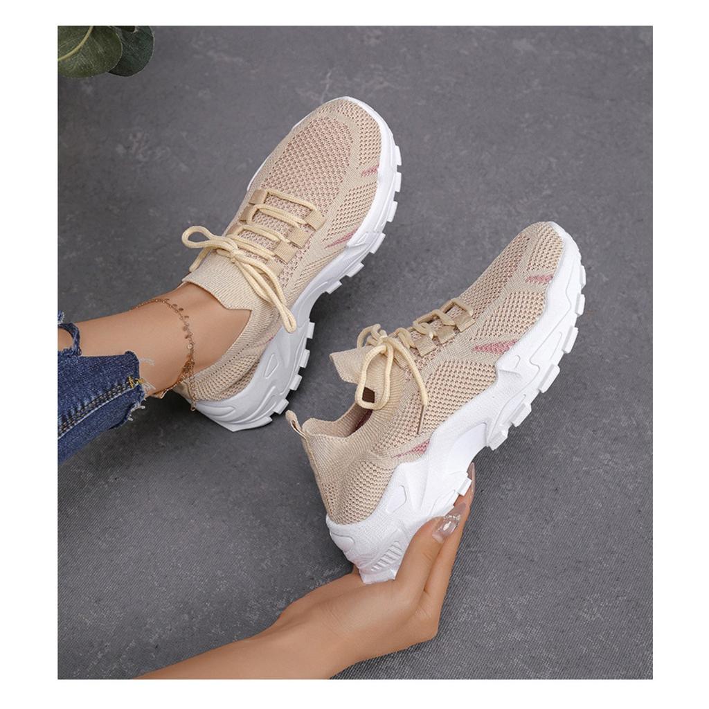 Sportschuhe, Atmungsaktive Schuhe, Freizeit, Leicht, Weichsohlig, Studentenschuhe, Damenschuhe, Rutschfest