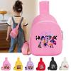Anime Cartoon K-Pop Demon Hunters Printed Kawaii Chest Pack for Boy Girl Shoulder Bag Student Portable Crossbody Pouch Christmas Chest Bag Kid Gift