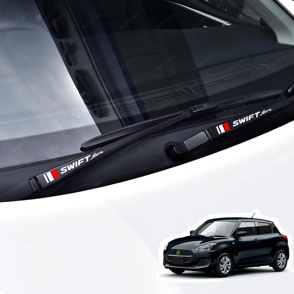Swift Wiper Blade Stickers and Decals for Strong Set of 4 for Left and 2 for ZC53S/ZC13S/ZC83S/ZD83S/ZD53S/ZC33S, etc. Waterproof, Stylish,