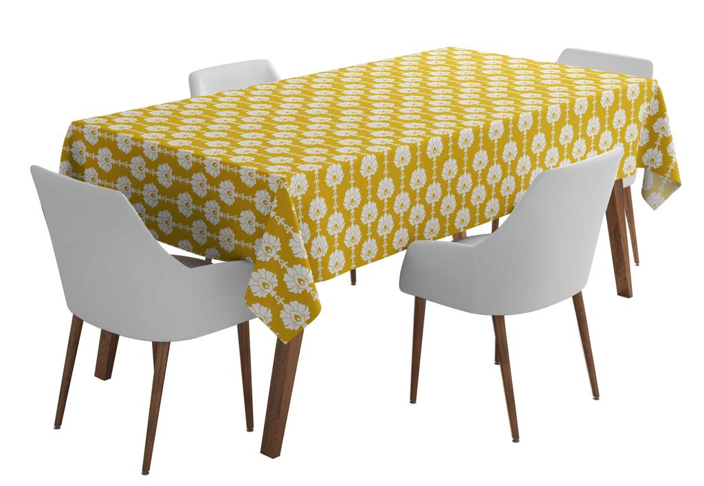 Vargottam Indoor Outdoor  Tablecloth  58x102 Inch  Rectangle  Tablecloth Waterproof Patio  Table  Cloths- Spring Summer