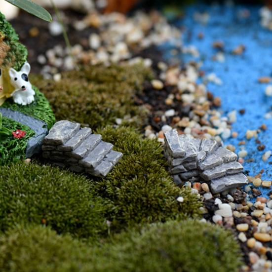 2/4Pcs Resin Horse Turtle Windmill Miniature Dollhouse Ornament Garden Decor