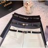 2025 Spring/Summer High Waist A-line Women's Casual Korean Style Wide Leg Shorts