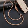 Long Neck Mobile Phone Lanyard Hand-woven Cellphone Straps Phone Hanging Chain  Keys Keychains