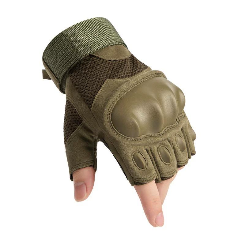 Tactical Soldier Fan Black Hawk Tactical Gloves Half Finger Full Finger Scratch Resistant Fighting Self-Defense Training Special Combat Gloves