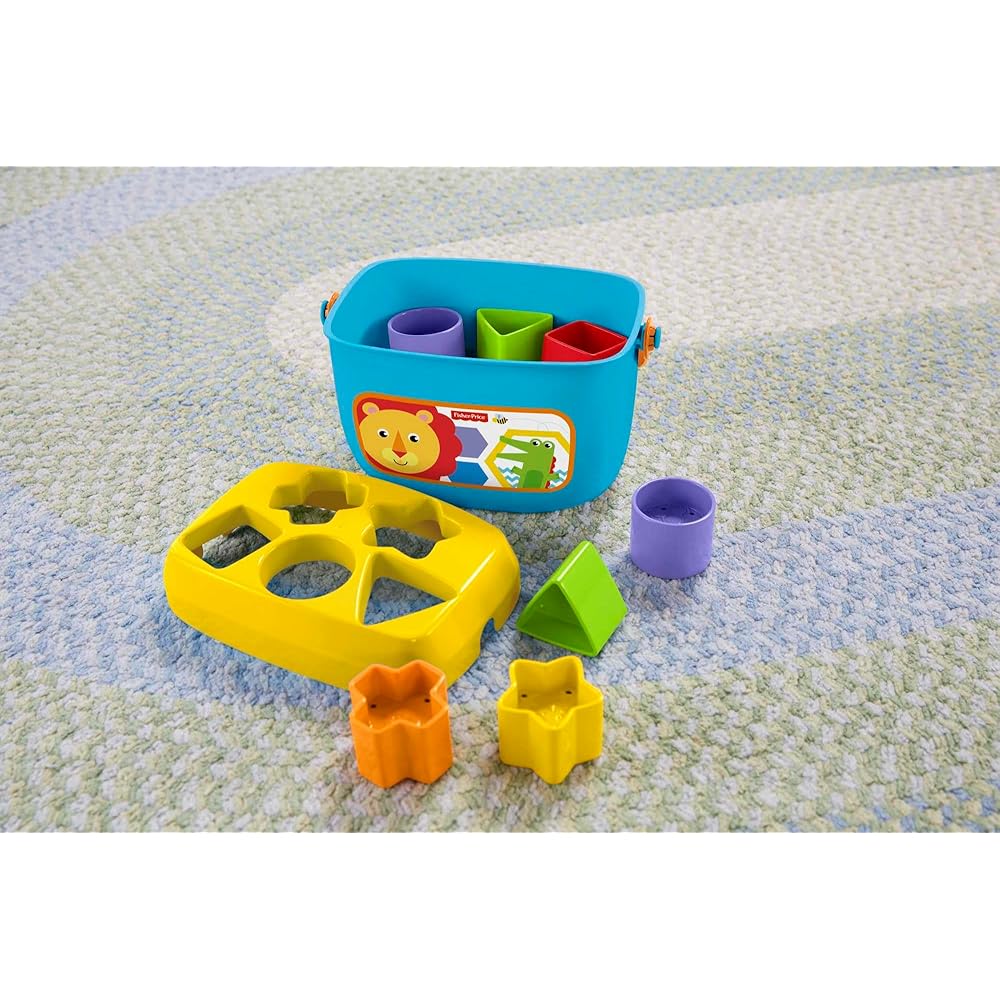 Fisher Price Infant Rainforest Block Set Educational Toy for Babies 6 Months and Up