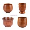 Tea Cup Wooden Tea Cups Coffee Mug Wine Mug for Drinking Tea Coffee Wine Beer HX6C