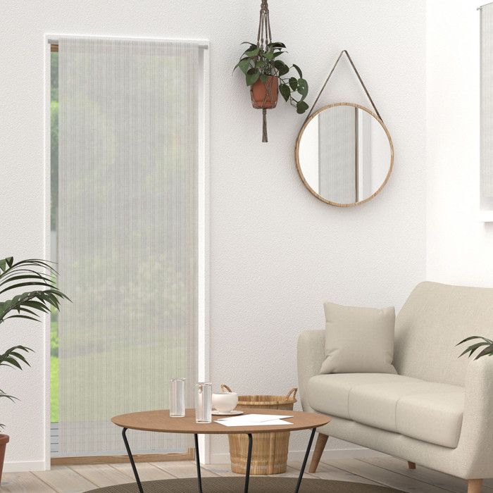 Brise bise 70x200 cm BELLA argent, par Soleil d'ocre