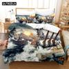 3D World Of Warships Bedding Sets Duvet Cover Set With Pillowcase Twin Full Queen King Bedclothes Bed Linen