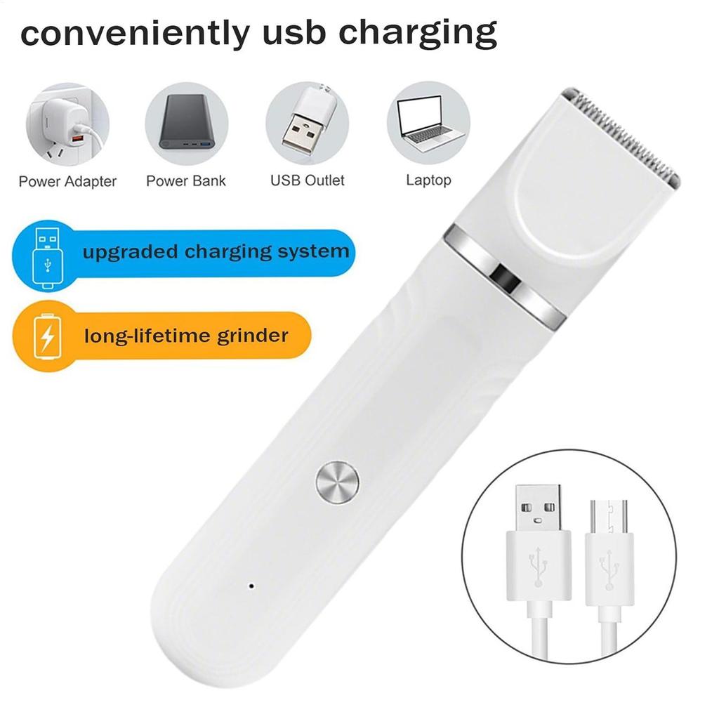 Dog Clippers for Grooming 4-in-1 Dog Grooming Clippers Rechargeable Professional Adjustable Tool Shears Scissors for Indoor Home