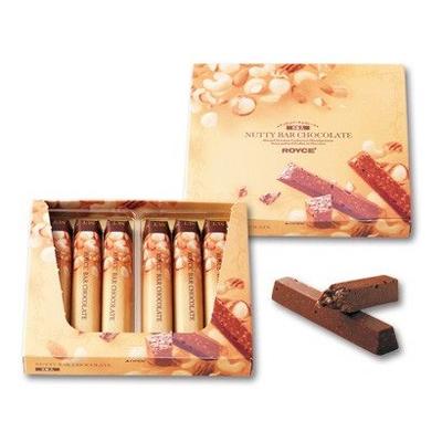 Nutty Bar Chocolate 6 Pieces ROYCE' [6 Pieces] (x 1)