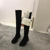 Women's Over-the-Knee High-Tube Cotton Boots with Fleece Lining and Thick Soles for Autumn and Winter