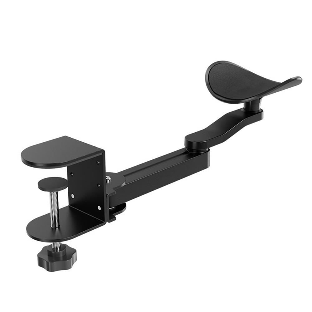 

360° Rotation Ergonomic Arm Rest Adjustable Height Armrest Bracket Mouse Pad Armrest Home Office чёрный