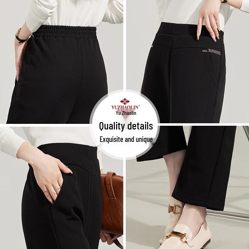Yuzhaolin Women's Mom Casual Straight-Leg Ankle Pants