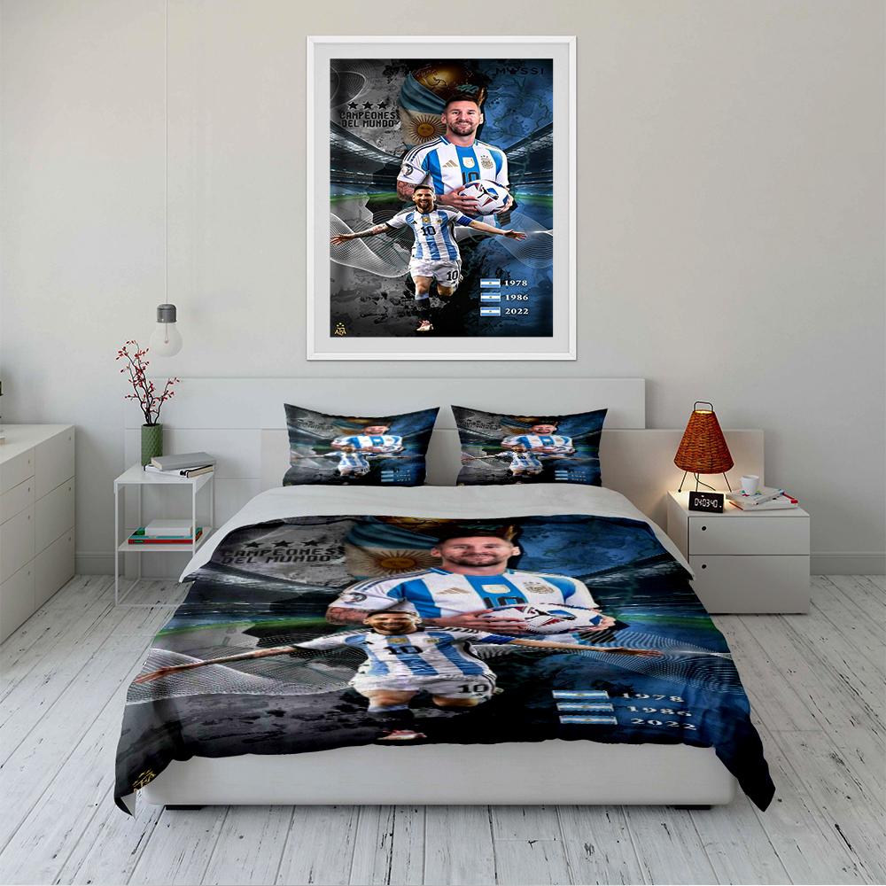 "Football Champion Bedding Set" Bedding set (1 duvet cover, 2 pillowcases, duvet not included)